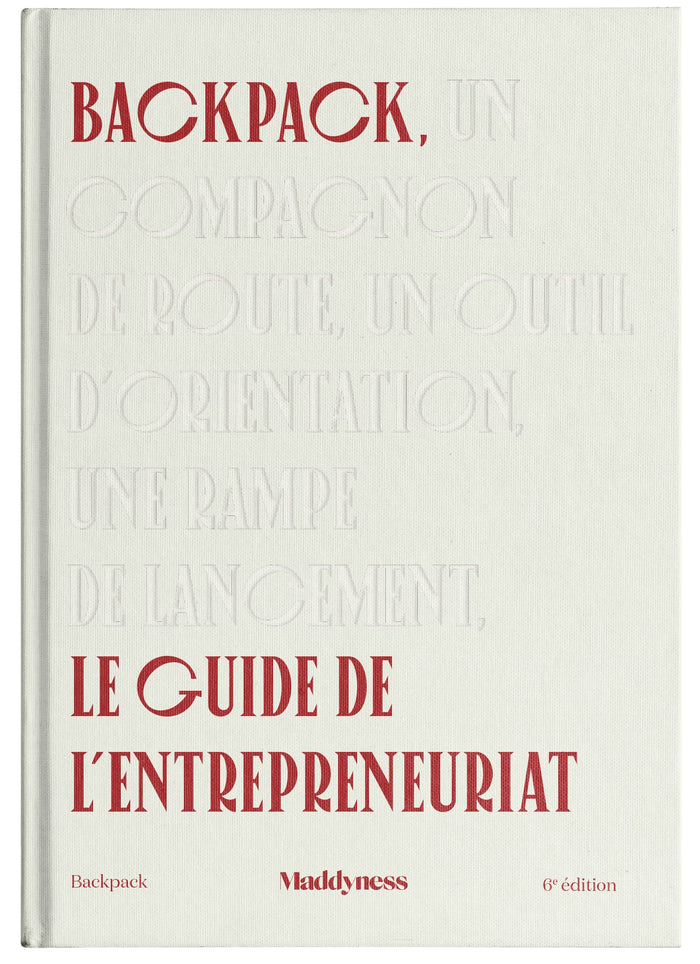 Backpack, le guide de l'entrepreneuriat