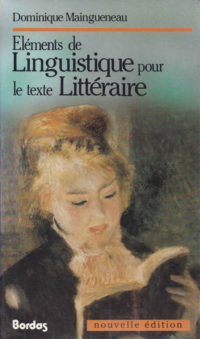 Elements de .linguistique pour le texte littéraire