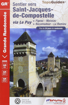 Sentier vers Saint-Jacques-de-Compostelle via le Puy-Figeac-Moissac-Rocamadour-La Romieu