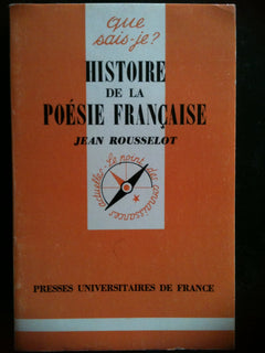 IAD - HISTOIRE DE LA POESIE FRANCAISE