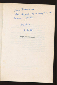 Éloge de l'insomnie