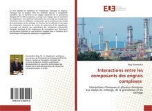 Interactions entre les composants des engrais complexes