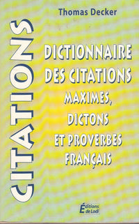 Cita-Dico. Dictionnaire des citations