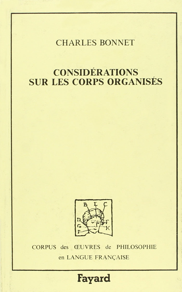 Considérations sur les corps organisés