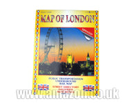 Carte de Londres (échelle 1:10.000) - Transport, Métro, Plan Rail, la rue, etc