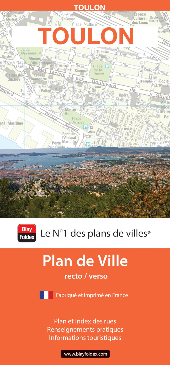 Toulon 2024 - Plan de ville