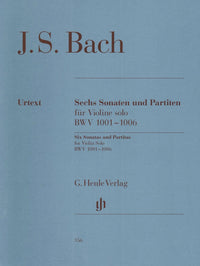 SONATES ET PARTITAS BWV 1001-1006 POUR VIOLON SOLO