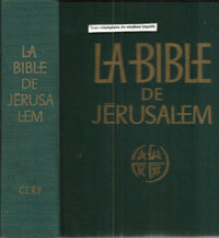 La Bible de Jérusalem - Major Cuir Bleu