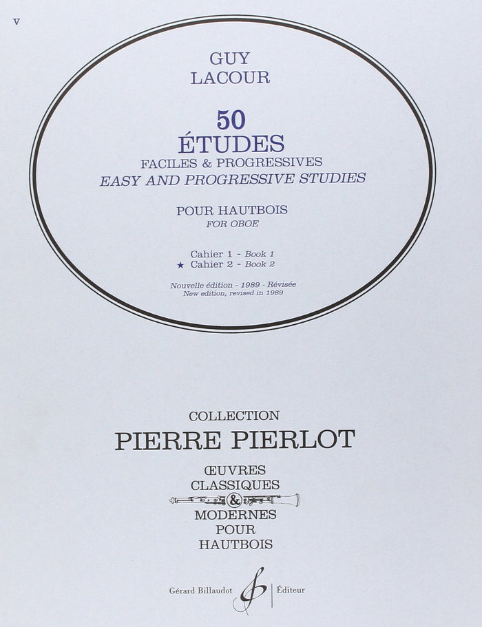 50 etudes faciles et progressives, Volume 2