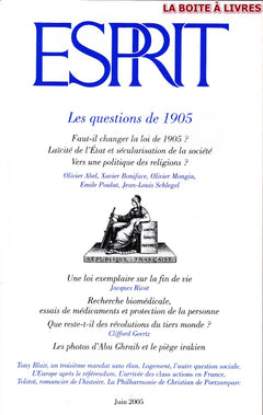 Revue Esprit N°317 / Vues D'Afrique / Aout-Septembre 2005