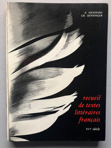 Recueil textes littéraires français 16ème siècle