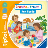 Ravensburger - tiptoi® - Livre interactif - Cherche et trouve - Mon Monde - Jeu éducatif électronique, sans écran - A partir de 2 ans - version française - 13099008