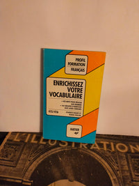 Enrichissez votre vocabulaire