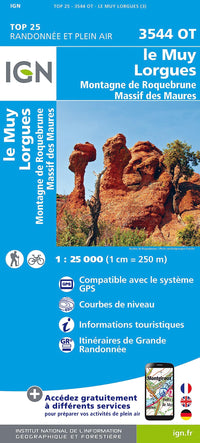 3544OT Le muy - lorgues montagne de roquebrune