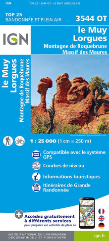 3544OT Le muy - lorgues montagne de roquebrune