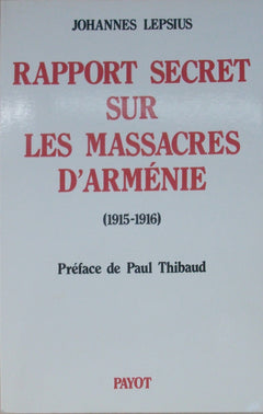 RAPPORT SECRET MASSACRES