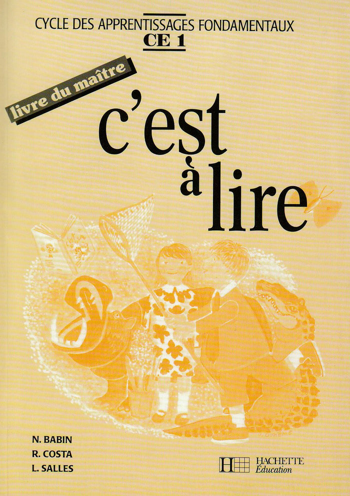 C'est à lire, CE1. Livre du maître