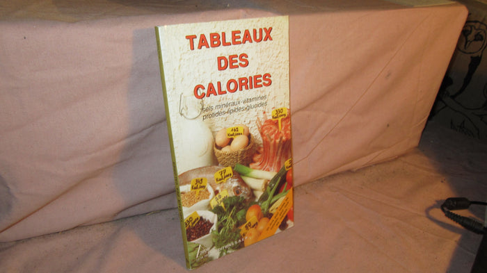 Tableaux des calories: Sels minéraux-vitamines-protides-lipides-glucides