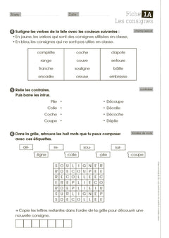 Aider l'élève à acquérir du vocabulaire CE1-CE2