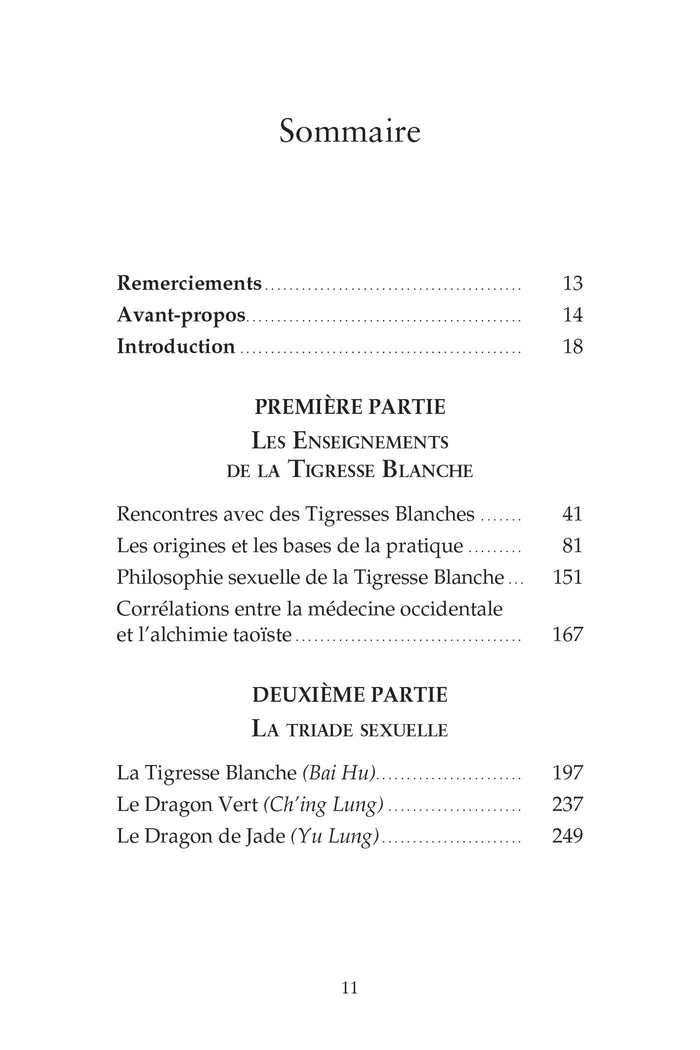Les enseignements sexuels de la tigresse blanche - Les secrets des femmes initiées taoïstes