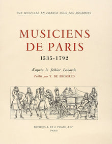 Musiciens de Paris, 1535-1792