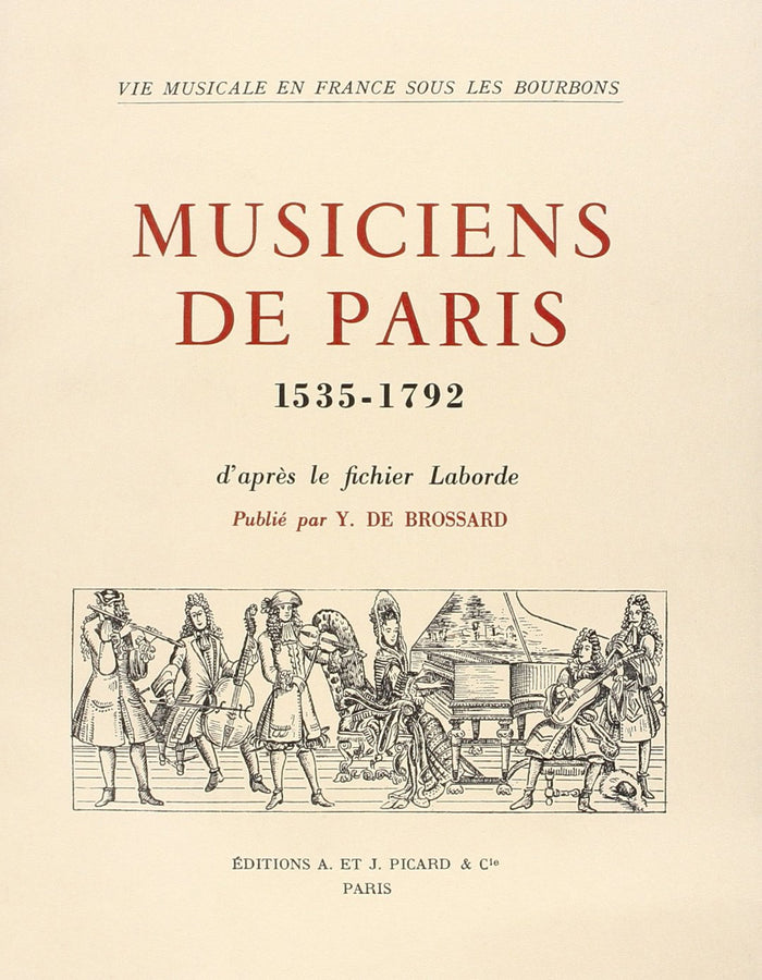 Musiciens de Paris, 1535-1792