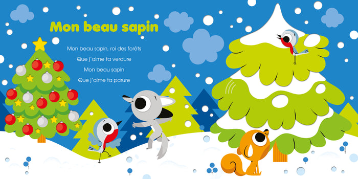 Mes premières petites chansons de Noël - Un livre sonore à toucher