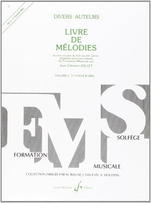 Livre de mélodies volume 2