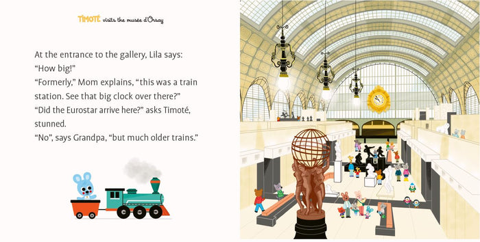 Timoté visite le Musée d'Orsay