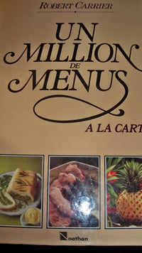 Un million de menus a la carte