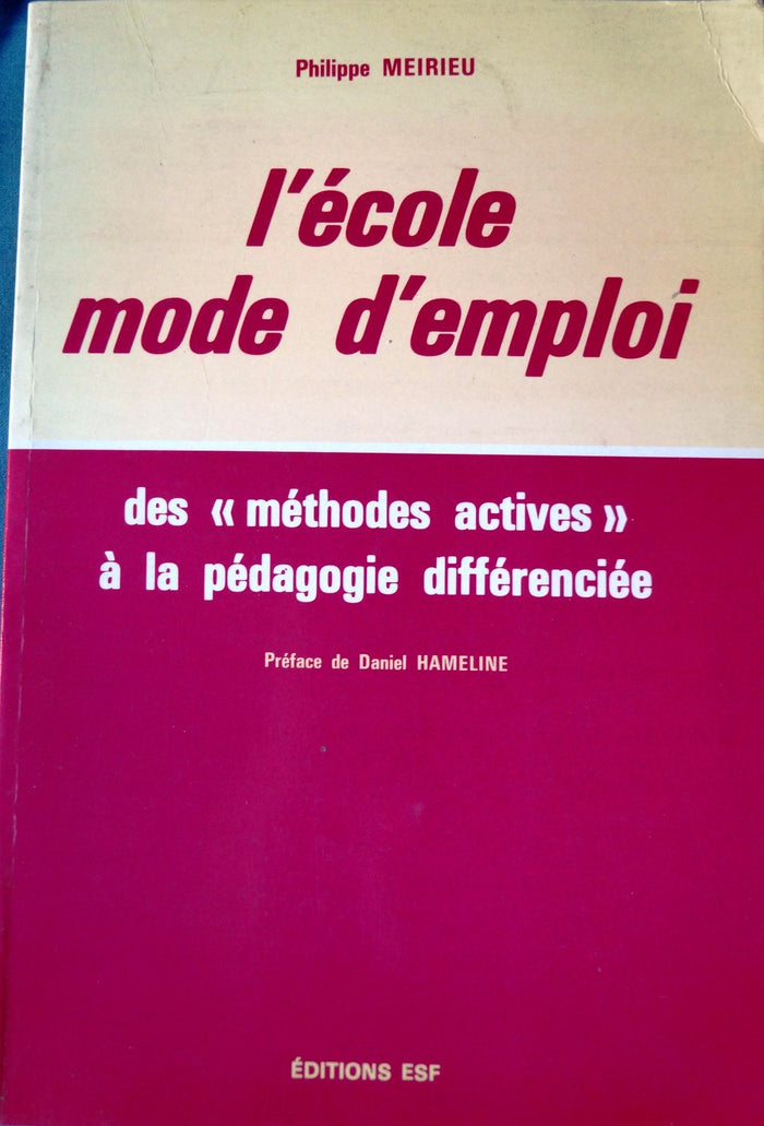 L'école, mode d'emploi