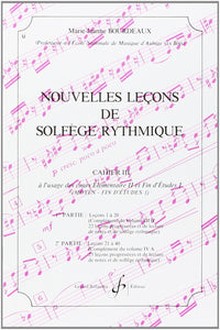 Nouvelles leçons de solfège rythmique volume 3