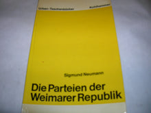 Die Parteien der Weimarer Republik.