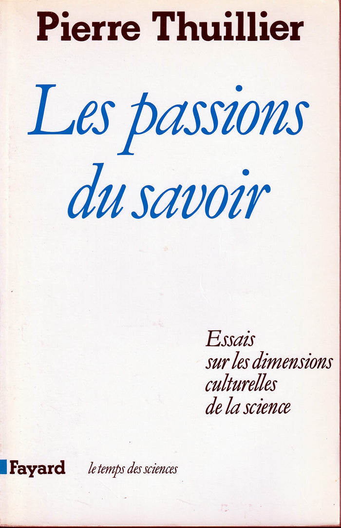 Les passions du savoir
