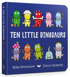 Ten Little Dinosaurs Board Book