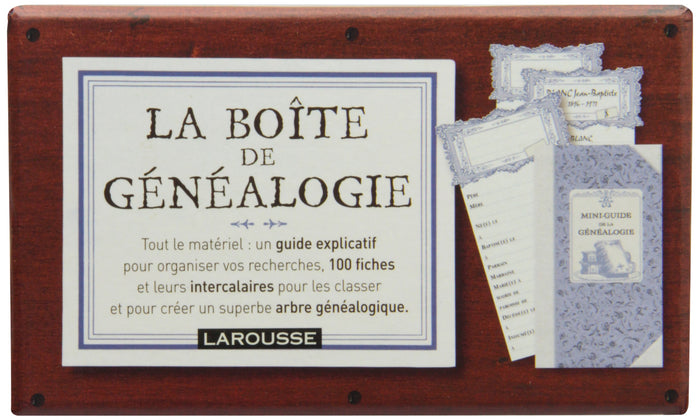 La boîte de généalogie