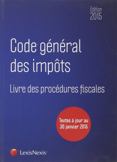 Code général des impôts & livre des procédures fiscales
