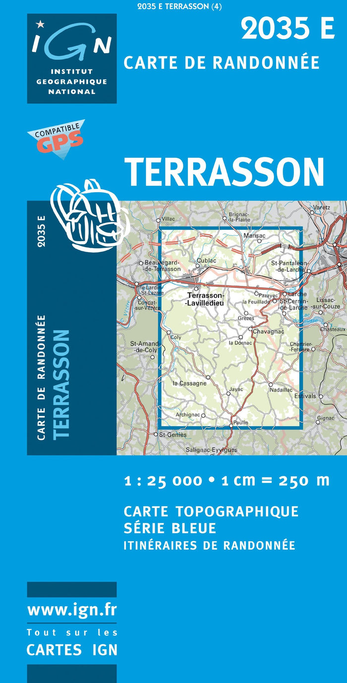 Terrasson-Lavilledieu GPS: Ign2035e