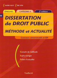 Dissertation de Droit public: Méthode et actualité