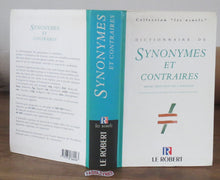 Dictionnaire des synonymes et des contraires, édition 98