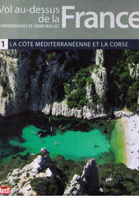 Vol au dessus de la france la cote mediterraneenne et la corse