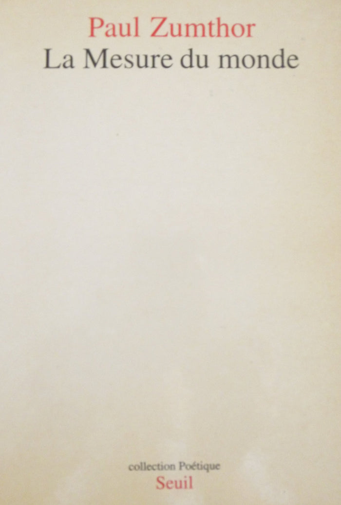 La mesure du monde