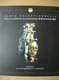 Pieces de collection du supersonique Concorde