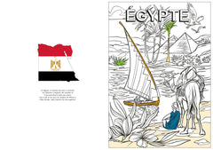 Grands coloriages - Autour du monde