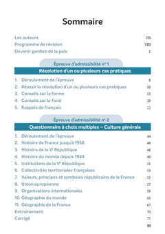 Concours Gardien de la paix 2024-2025