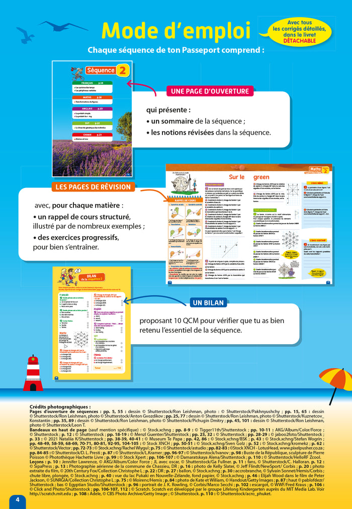 Passeport - Toutes les matières - De la 3e à la 2de - Cahier de vacances 2024