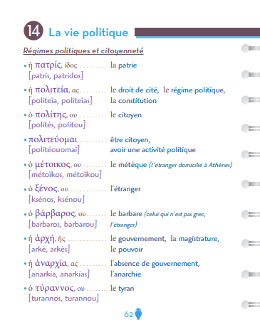 Le grec ancien dans votre poche