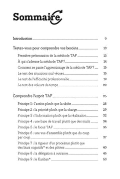 TAF (Tableau des Actions à Faire)