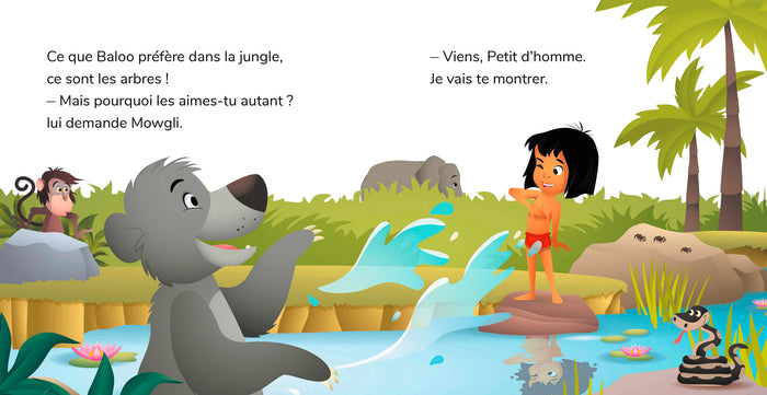 Baloo aime les arbres