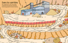 Les engins de chantier - Premiers autocollants